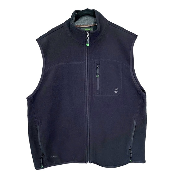 Timberland Codec Felt Zipper Front Warm Vest Outdoor Large - Picture 1 of 7